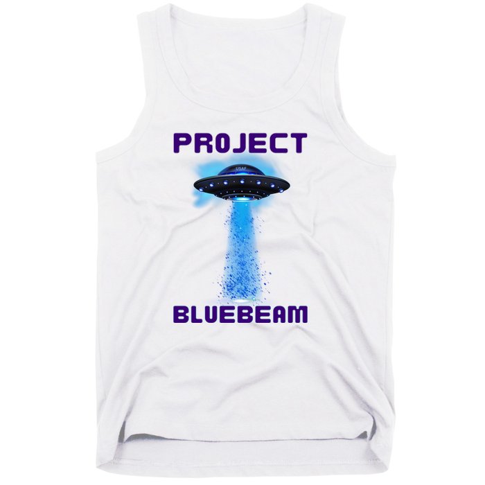 Drones New Jersey Ufo Uap Alien Invasion Project Bluebeam Tank Top