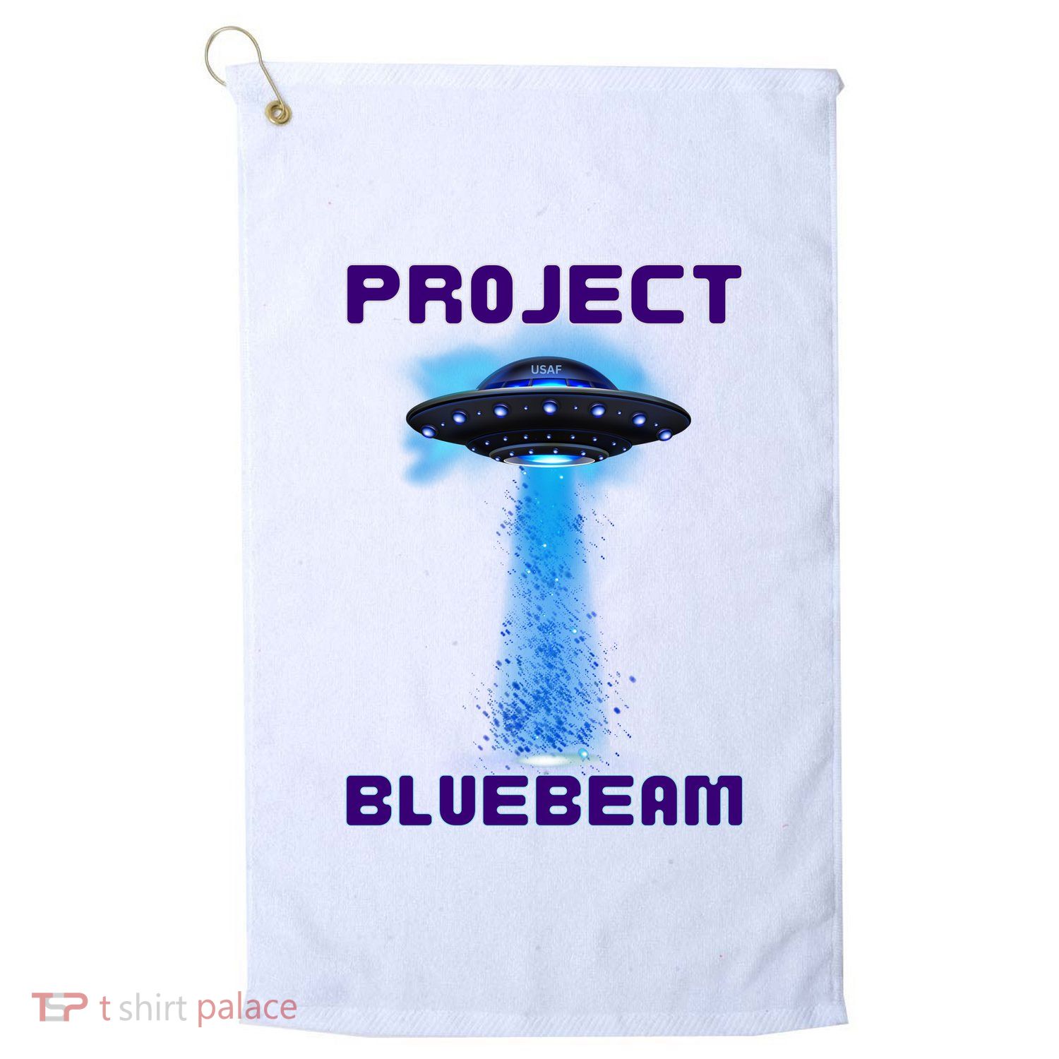 Drones New Jersey Ufo Uap Alien Invasion Project Bluebeam Golf Towel