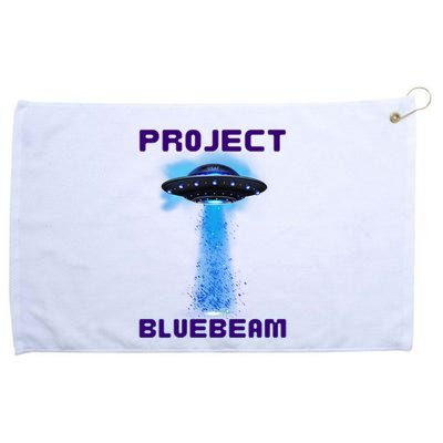 Drones New Jersey Ufo Uap Alien Invasion Project Bluebeam Grommeted Golf Towel