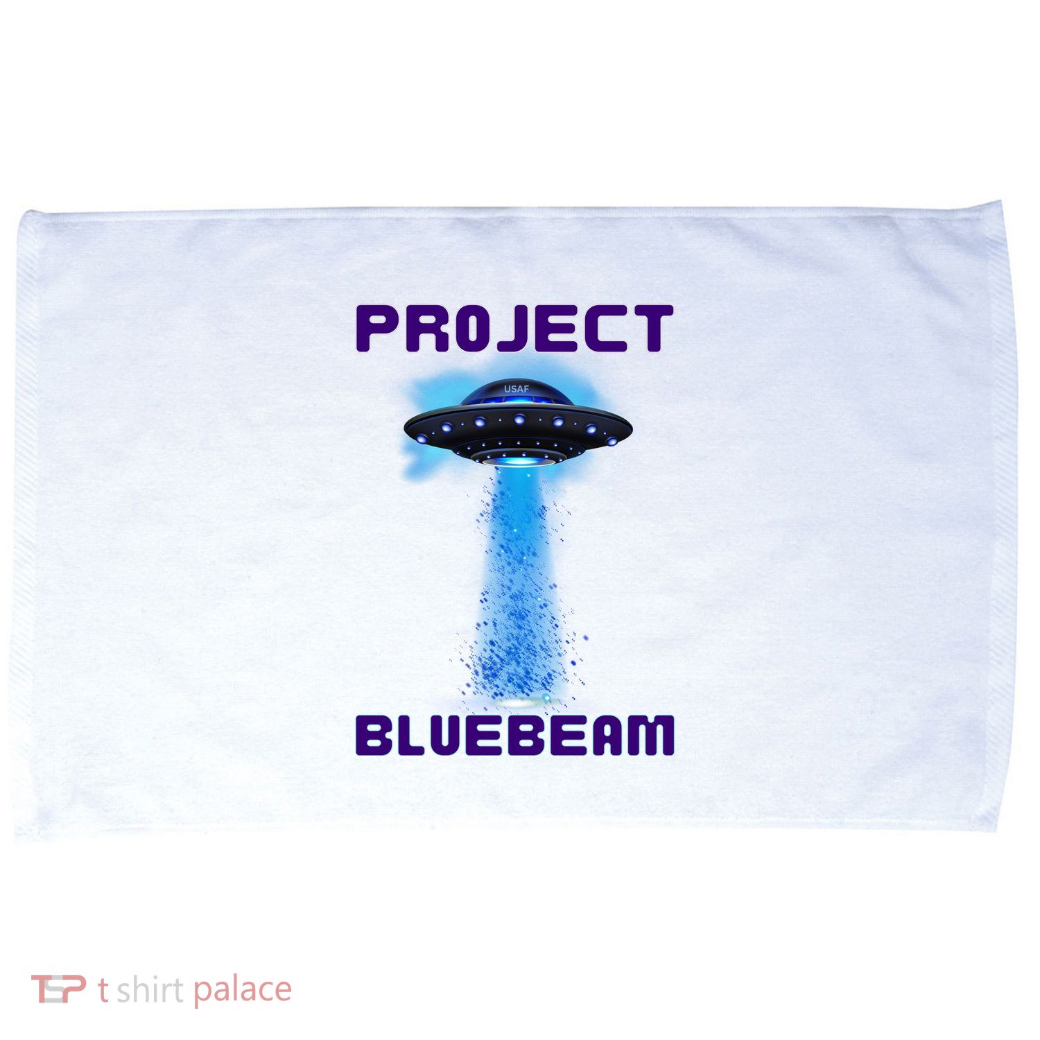 Drones New Jersey Ufo Uap Alien Invasion Project Bluebeam Microfiber Hand Towel