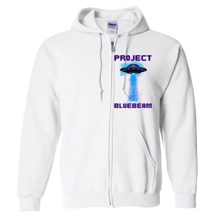 Drones New Jersey Ufo Uap Alien Invasion Project Bluebeam Full Zip Hoodie