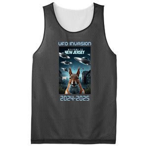 Drones New Jersey Ufo Uap Alien Invasion Mesh Reversible Basketball Jersey Tank