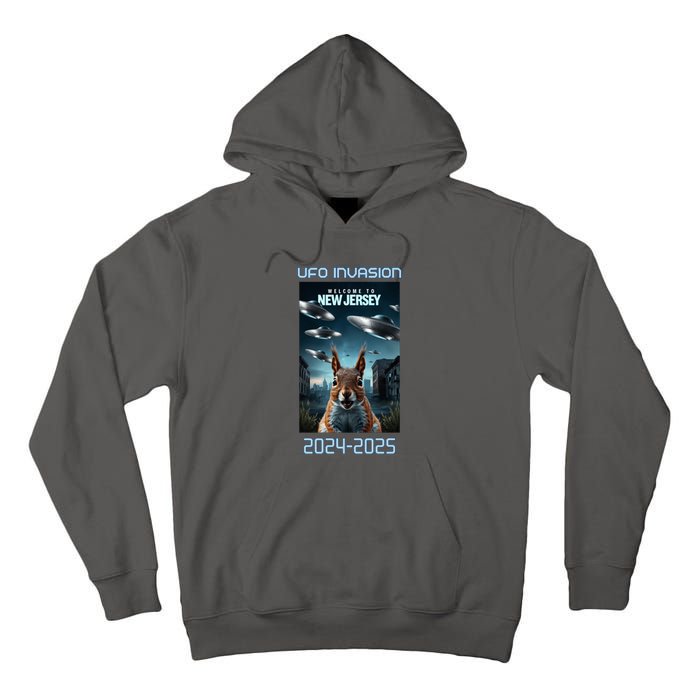 Drones New Jersey Ufo Uap Alien Invasion Tall Hoodie