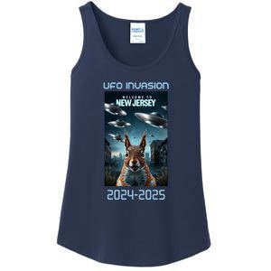 Drones New Jersey Ufo Uap Alien Invasion Ladies Essential Tank