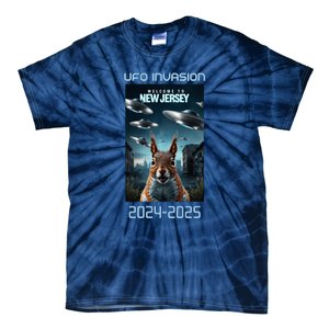 Drones New Jersey Ufo Uap Alien Invasion Tie-Dye T-Shirt