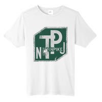 Distressed New Jersey Turnpike State Road Sign Tall Fusion ChromaSoft Performance T-Shirt