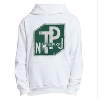 Distressed New Jersey Turnpike State Road Sign Urban Pullover Hoodie