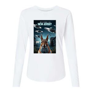 Drones New Jersey Ufo Uap Alien Invasion Womens Cotton Relaxed Long Sleeve T-Shirt