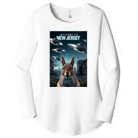 Drones New Jersey Ufo Uap Alien Invasion Women's Perfect Tri Tunic Long Sleeve Shirt