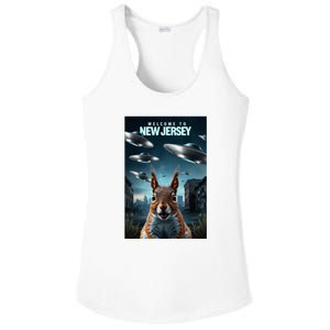 Drones New Jersey Ufo Uap Alien Invasion Ladies PosiCharge Competitor Racerback Tank