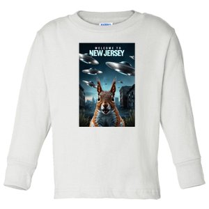 Drones New Jersey Ufo Uap Alien Invasion Toddler Long Sleeve Shirt