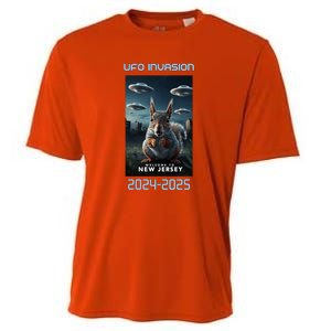 Drones New Jersey Ufo Uap Alien Invasion Cooling Performance Crew T-Shirt