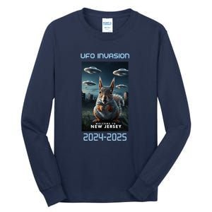 Drones New Jersey Ufo Uap Alien Invasion Tall Long Sleeve T-Shirt