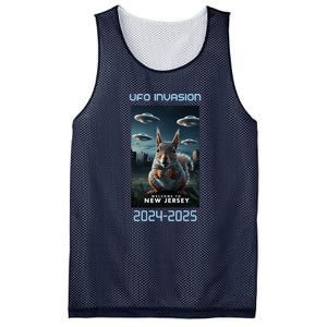 Drones New Jersey Ufo Uap Alien Invasion Mesh Reversible Basketball Jersey Tank