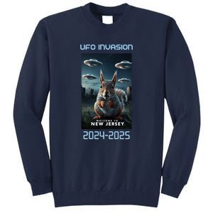 Drones New Jersey Ufo Uap Alien Invasion Tall Sweatshirt