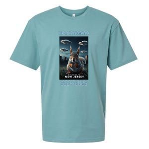 Drones New Jersey Ufo Uap Alien Invasion Sueded Cloud Jersey T-Shirt