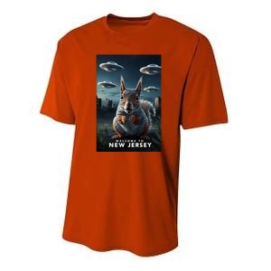 Drones New Jersey Ufo Uap Alien Invasion Performance Sprint T-Shirt