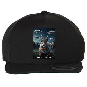 Drones New Jersey Ufo Uap Alien Invasion Wool Snapback Cap