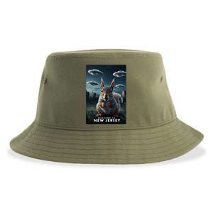 Drones New Jersey Ufo Uap Alien Invasion Sustainable Bucket Hat