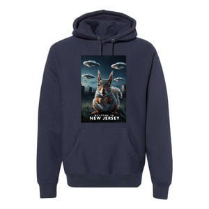 Drones New Jersey Ufo Uap Alien Invasion Premium Hoodie