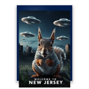 Drones New Jersey Ufo Uap Alien Invasion Poster