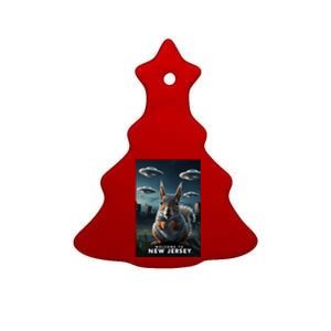 Drones New Jersey Ufo Uap Alien Invasion Ceramic Tree Ornament