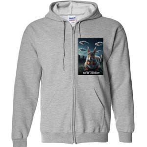 Drones New Jersey Ufo Uap Alien Invasion Full Zip Hoodie