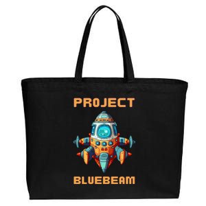 Drones New Jersey Ufo Uap Alien Invasion Project Bluebeam Cotton Canvas Jumbo Tote