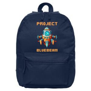 Drones New Jersey Ufo Uap Alien Invasion Project Bluebeam 16 in Basic Backpack