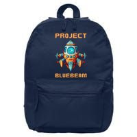 Drones New Jersey Ufo Uap Alien Invasion Project Bluebeam 16 in Basic Backpack