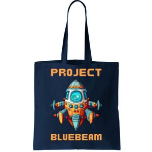 Drones New Jersey Ufo Uap Alien Invasion Project Bluebeam Tote Bag