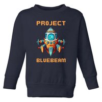 Drones New Jersey Ufo Uap Alien Invasion Project Bluebeam Toddler Sweatshirt