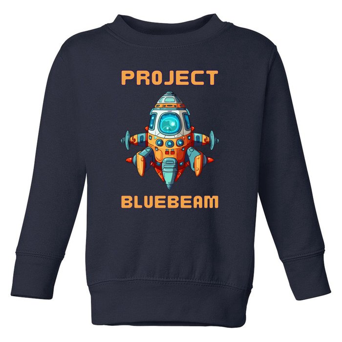 Drones New Jersey Ufo Uap Alien Invasion Project Bluebeam Toddler Sweatshirt