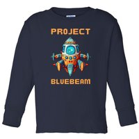 Drones New Jersey Ufo Uap Alien Invasion Project Bluebeam Toddler Long Sleeve Shirt