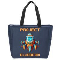 Drones New Jersey Ufo Uap Alien Invasion Project Bluebeam Zip Tote Bag