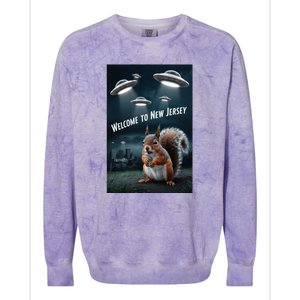 Drones New Jersey Ufo Uap Alien Invasion Colorblast Crewneck Sweatshirt