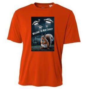 Drones New Jersey Ufo Uap Alien Invasion Cooling Performance Crew T-Shirt