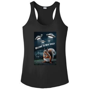 Drones New Jersey Ufo Uap Alien Invasion Ladies PosiCharge Competitor Racerback Tank