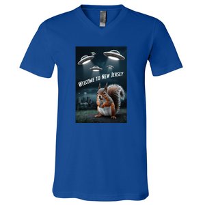 Drones New Jersey Ufo Uap Alien Invasion V-Neck T-Shirt