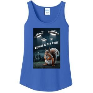 Drones New Jersey Ufo Uap Alien Invasion Ladies Essential Tank