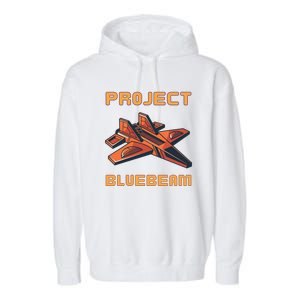 Drones New Jersey Ufo Uap Alien Invasion Project Bluebeam Garment-Dyed Fleece Hoodie