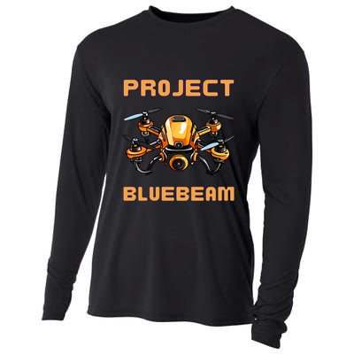 Drones New Jersey Ufo Uap Alien Invasion Project Bluebeam Cooling Performance Long Sleeve Crew