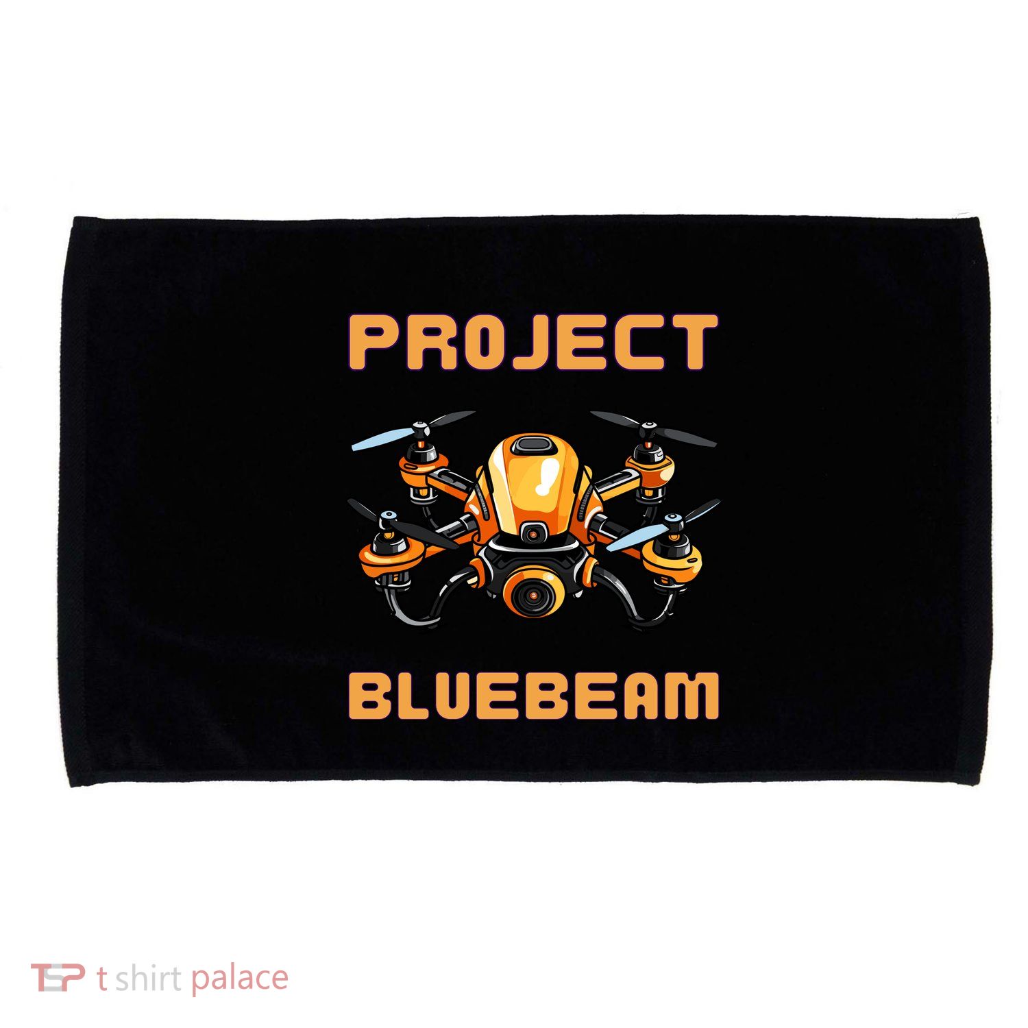 Drones New Jersey Ufo Uap Alien Invasion Project Bluebeam Microfiber Hand Towel