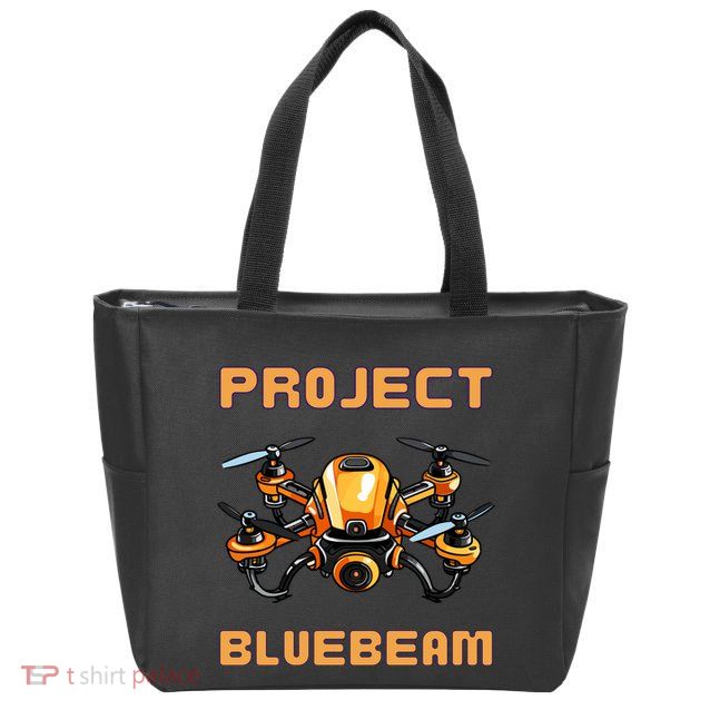 Drones New Jersey Ufo Uap Alien Invasion Project Bluebeam Zip Tote Bag