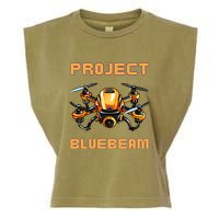 Drones New Jersey Ufo Uap Alien Invasion Project Bluebeam Garment-Dyed Women's Muscle Tee