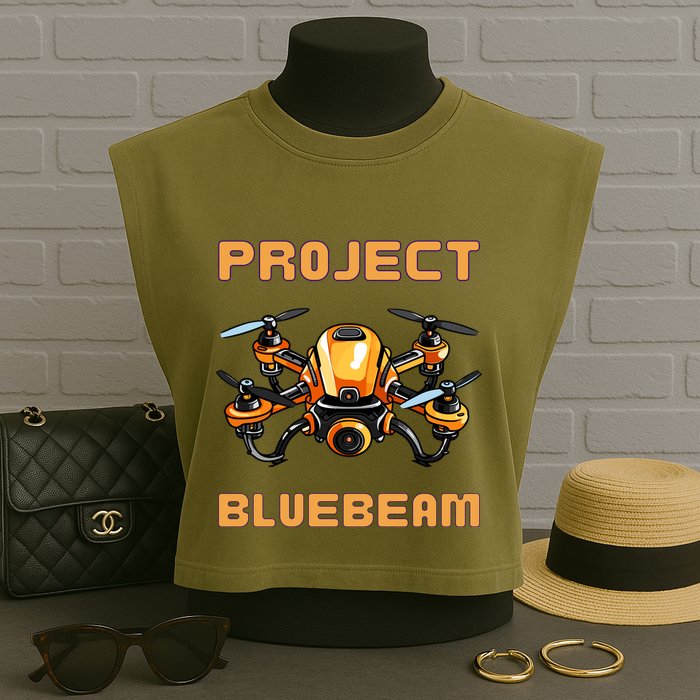Drones New Jersey Ufo Uap Alien Invasion Project Bluebeam Garment-Dyed Women's Muscle Tee