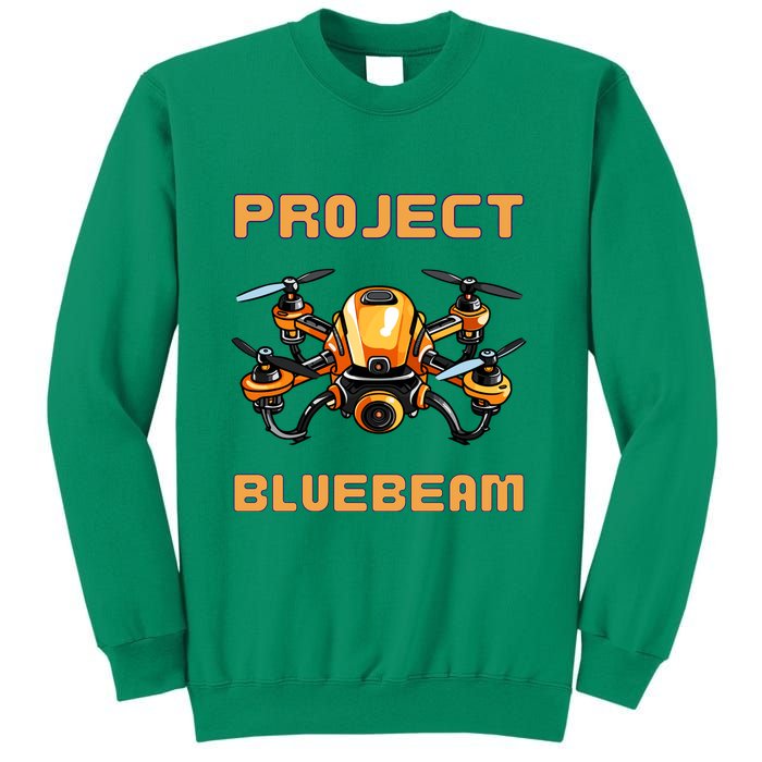 Drones New Jersey Ufo Uap Alien Invasion Project Bluebeam Sweatshirt