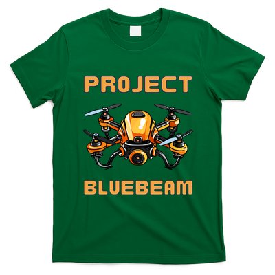 Drones New Jersey Ufo Uap Alien Invasion Project Bluebeam T-Shirt