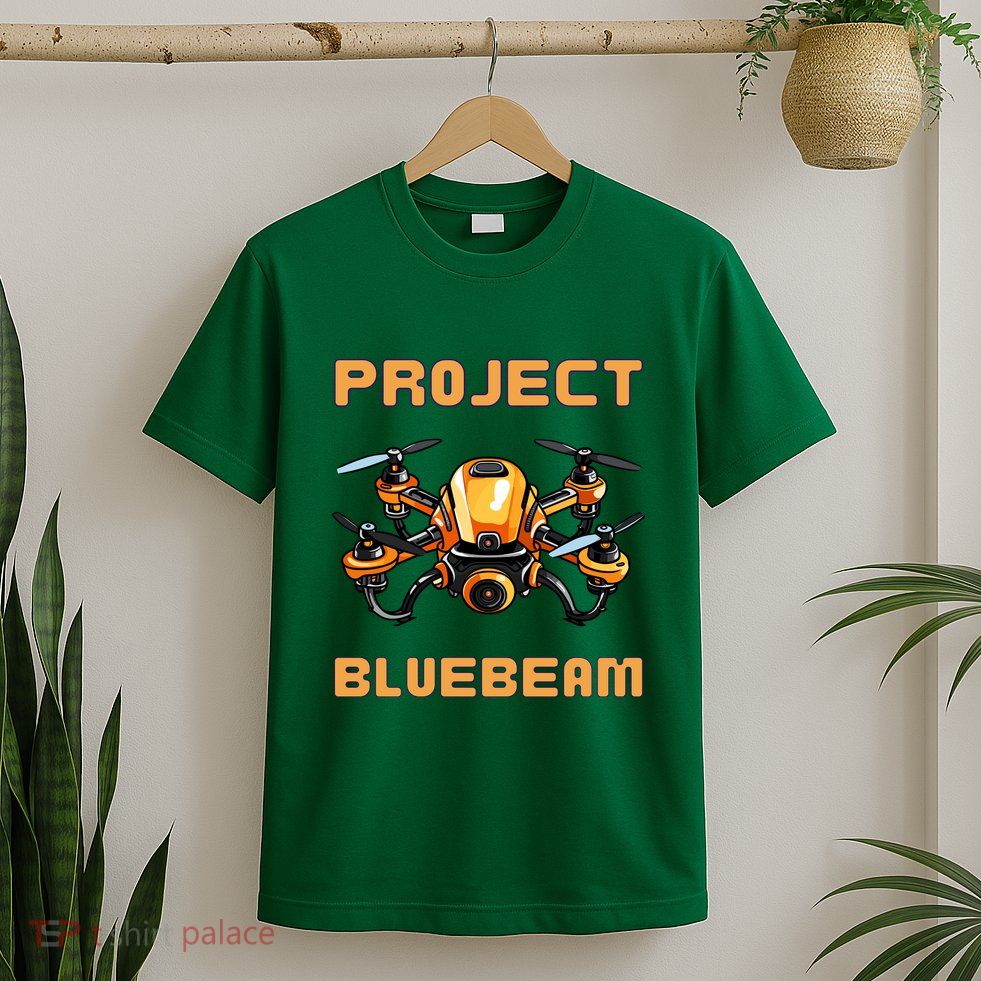 Drones New Jersey Ufo Uap Alien Invasion Project Bluebeam T-Shirt