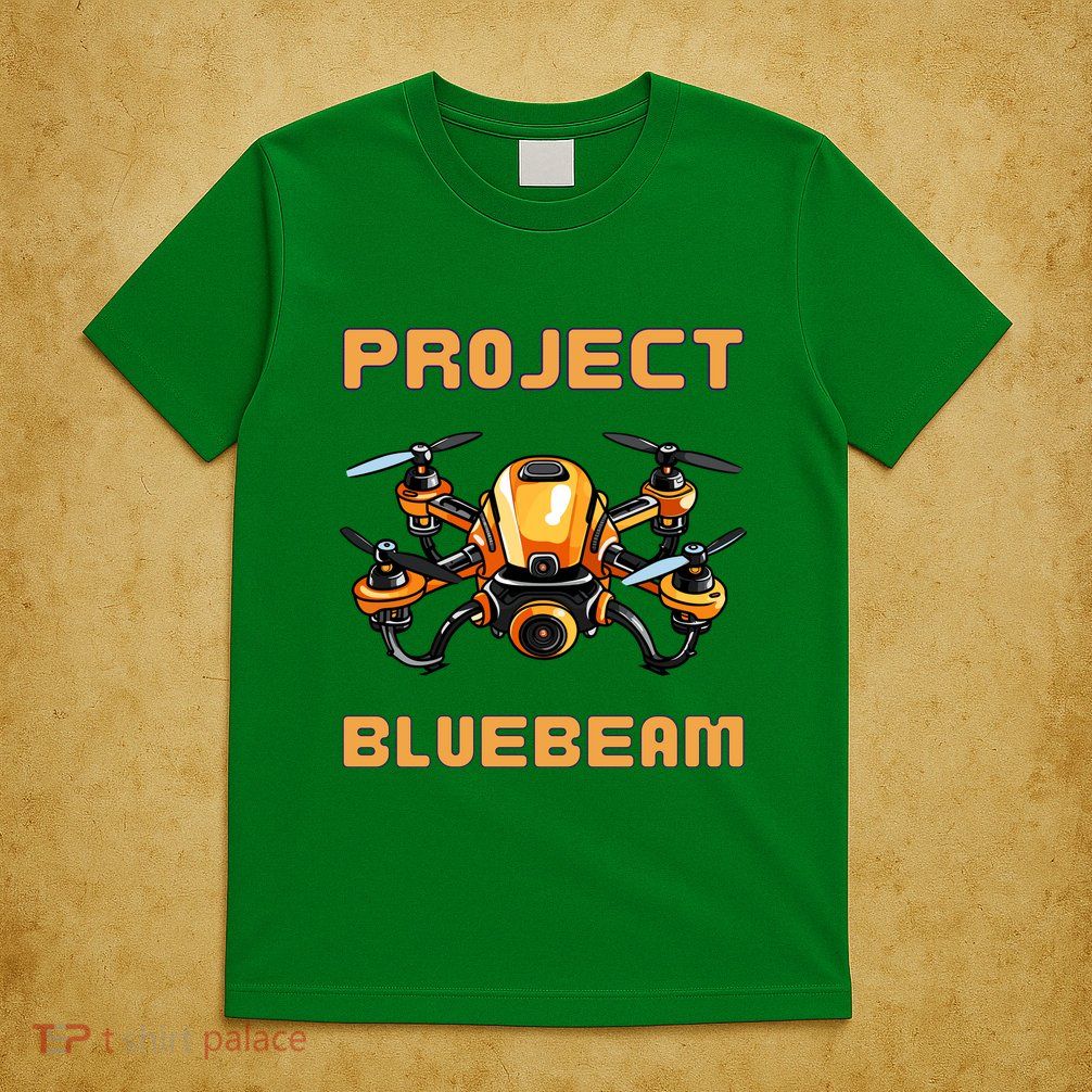Drones New Jersey Ufo Uap Alien Invasion Project Bluebeam T-Shirt